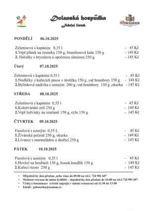 Jídelní lístek